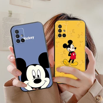 Disney Mickey Telefono Dėklai Samsung S20 FE S20 S8 S9 Plus Plus S10 S10E S10 Lite M11 M12 S21 Ultra Galinį Dangtelį TPU Coque Shell