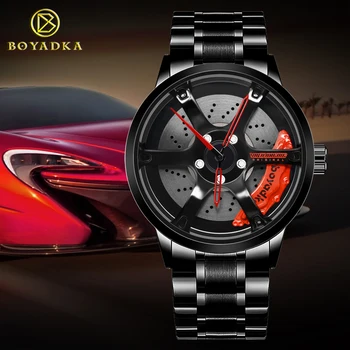 Prabangūs vyriški Laikrodžiai F1 Gerbėjų Auto Automobilių Lenktynių F1 Žiūrėti 3D Auto Lenktynes Varantys Unikalus, Skirtos Vyrams Plieno Žiūrėti